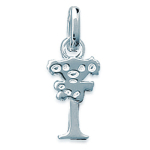 Les Tr&eacute;sors De Lily [E9149] &ndash; h&otilde;bedane ripats 'Letter I' &ndash; 15x10 mm h&otilde;be