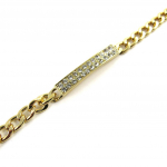 Les Tr&eacute;sors De Lily [L7900] - Bracelet 'D&eacute;esse' blanc dor&eacute; kuld