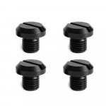4 tk mootorratta alumiiniumist M10 x 1,25 tahavaatepeegli kruvid Yamaha jaoks must
