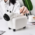 Teleskoopkangakarp hambaorkihoidjaga Cartoon Loomade salvr&auml;tikukarp Plastikust ristk&uuml;likukujuline paberihoidja