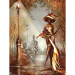 DIY 5D teemanttikandid t&uuml;drukule maastiku ristpistes maastik Teemantmaal T&auml;is&uuml;mmargune puurmosaiik Kodukaunistuse kingitus Full Round 30x40CM