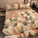 Fresh Banana Leaf Ins Neljaosaline voodipesu Tekikate voodipesukomplekt Double