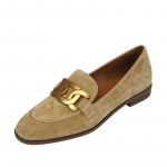 Naiste jalan&otilde;ud Ehtsast nahast pl&auml;tud &uuml;mmargused varbad lamba seemisnahast metallist sisekujundus Sisselibistatavad jalatsid Naiste hubased vabaajajalatsid 34 kaamel