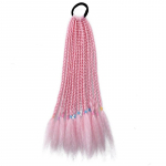 1 tk uued t&uuml;drukud m&auml;&auml;rdunud punutised v&auml;rvilised keerdlips Parukad hobusesaba lastele juuste aksessuaarid peapaelad kummipaelad printsessi peakatted