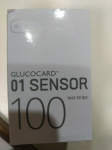 ARKRAY GLUCOCARD 01 SENSOR 100 test strips EXP -09/2022
