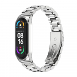 Metallist rihm Xiaomi Mi Band 6 5 4 3 roostevabast terasest k&auml;ev&otilde;ru jaoks Mi Band 4 Correa Miband Xiomi Bend Xaomi k&auml;epaela tarvikud NFC For Mi Band 4