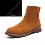 Naiste Chelsea saapad S&uuml;gistalv Uus Briti Stiilis Mood Martoni Saapad Naiste Seemisnahast Slip-on Poolsaapad Naistele 42