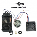 1 komplekt muusikaboksi T&ouml;&ouml;j&otilde;udu s&auml;&auml;stvad vahetatavad plastikust hea kvartskella varuosad kella jaoks