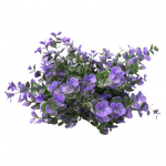 Plastikust lillede simulatsioon n&auml;rbumatu eukal&uuml;pt, ilus pulmakunstlik lehevars lilla