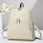 Nahast seljakott Naiste kott Mood vabaaja seljakott Naiste mitmek&uuml;lgne reisikott burgundiapunane