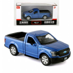 1/36 Scale F150 pikapauto valuautomudel, tsingisulamist m&auml;nguauto lastele, tagasit&otilde;mmatavad s&otilde;idukid m&auml;nguauto v&auml;ikelastele, lapsed, poisid, t&uuml;drukud (Must) 1/36-size: 12*5*4cm sinine