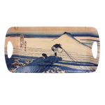 Les Tr&eacute;sors De Lily [A2108] &ndash; Hokusai koogialus sinine beež &ndash; 40. 5x20 cm sinine