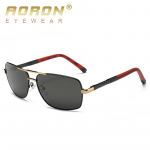 AORON Fashion polariseeritud p&auml;ikeseprillid Klassikalised kandilised p&auml;ikeseprillid UV400 Alumiiniumist jalaga peegelprillid meestele