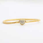 Peen p&otilde;hikett, tihe s&uuml;damekujuline kullakujuline k&auml;ev&otilde;ru, mood uus s&uuml;damekujuline inkrusteeritud teemantmadu luukett 21