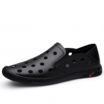 Hingavad ehtsast nahast meeste sandaalid mokassiinid meeste &auml;rikleit sandaalid k&auml;sit&ouml;&ouml;nahast kingad meeste sandaalid 38 must