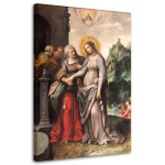L&otilde;uenditr&uuml;kk RELIGIOUS The Visitation of St. Elizabeth 40x60 mitmev&auml;rviline