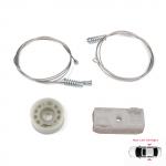 EWR5440 tagaklaasit&otilde;stuki komplekt 51378229593 51378229594 BMW 3. seeria E46 kabrioletile M3 318 320 323 325 330 1999-2006