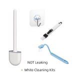 WIKHOSTAR seinale paigaldatav WC-hari, silikoonist lameda harjapeaga WC-harja puhastusaine harjakomplekt WC-puhastushari Vannituba