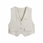 Design Sense mitmek&uuml;lgne kost&uuml;&uuml;m Vest naiste vest, must &uuml;ler&otilde;ivaste &uuml;ler&otilde;ivad M