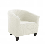 Klubitooli kate Stretch vanni tooli kate &Uuml;hev&auml;rviline diivanikate Polaarfliisist diivanikatted &otilde;ppebaarileti elutuppa 1 Pc valge