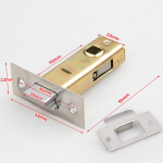 Ukselukud Torukujuline riiv siseuste jaoks Vedrustamata uksem&ouml;&ouml;bliga kasutamiseks 45mm