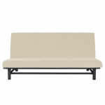 Velvet k&auml;etute diivanikate Stretch kokkupandav diivanvoodi kate elutuppa ilma k&auml;etugedeta pestav &uuml;hev&auml;rviline kaitse 1tk 1PC (180-220cm) beež