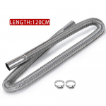 60cm 100cm 120cm 150cm 200cm 250cm 300cm &otilde;hkdiisel seisuk&uuml;tteseade roostevabast terasest v&auml;ljalasketoru toru gaasi ventilatsiooni voolik auto veoauto kaubik