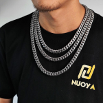 Hip Hop Bling Stone meeste k&auml;ev&otilde;ru kulla/h&otilde;beda v&auml;rviga Kuuba lingiga keti k&auml;ev&otilde;rud meestele ehted 6mm-40cm h&otilde;be