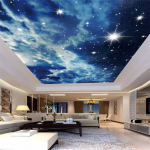 3D-foto t&auml;histaeva tapeet Pilved t&auml;hed lae seinamaaling elutuba magamistuba KTV baari lae tapeet 500 cm(W) x 320 cm(H)