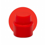 Vaakum-joogisoodas&auml;&auml;stja kaaned pudelipealne t&auml;ispuhutav pehme tihendusvedelik gaseeritud joogipudeli korgiga, ohutu punane