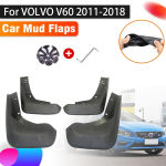 Auto porilapid Porilapid VOLVO V60 V 60 2011~2018 2013 2015 Auto Pritsmekaitse Eesmine Tagumised Poritiivad Porikaitsed Autole gray