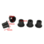 Rear Brake Master cylinder pump Sleeve Dust Cover Rubber Waterproof Cap Motorcycle B 5pcs black