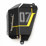 Jahutusvedeliku kogumispaagi varjestuskaane radiaatori kaitse Yamaha MT07 MT07 MT-07 FZ07 FZ-07 2014 2015 2016 2017 jaoks kuld