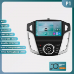 Hizpo 2din Android Autoradio for Ford Focus 3 MK 3 2011&ndash;2019 autoraadio multimeedia videopleier GPS Navi peaseade Carplay automaatne 4G arvuti DVR-kaamera RDS FM HC1 4Core 1G 32G