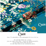 Lilleline žakaarkangas etniline damask brokaatkangas satiin kunstsiidist retro k&auml;sit&ouml;&ouml; Qipao kleidi jaoks 75 * 100 cm ts&uuml;aan