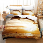 3D Shark mustriga voodipesukomplekt HD digitaalne printimine mereloomade tekikott 2/3 t&uuml;kki lastetoa pehme masinaga pestav kodukaunistus Baby 100x135cm