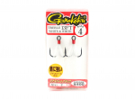 Gamakatsu 66255 Treble Hook 13 FT Feather Type White, Suurus 4 (1262)