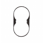 Auto s&uuml;sinikkiust interj&ouml;&ouml;r keskse juhtk&auml;igukasti k&auml;igupaneeli veetassi hoidiku katte trimm VW Touareg 2011 - 2015 2016 2017 jaoks A