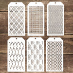 6 tk 12*24 cm &otilde;mblusteta &scaron;abloon scrapbookingu jaoks Maalialbumi paberkaart k&auml;sit&ouml;&ouml; tegemiseks Dekoratiivne reljeefne mall