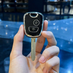 Uus TPU auto kaugjuhtimispuldi v&otilde;tme&uuml;mbrise kate Peugeot 106 107 206 207 306 307 406 407 jaoks Citroen C1 C4 Protector Accessories jaoks Key Case