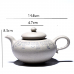K&auml;sitsi valmistatud lillast savist teekann Yixing Boutique teekann, iluveekeetja kodune teen&otilde;ud Hiina teetseremooniale kohandatud kingitused 260 ml 260ml