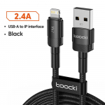 Toocki USB C Lightning kaabel iPhone'ile 14 13 12 11 Pro Max XS XR iPad PD 27W/20W kiirlaadimine, t&uuml;&uuml;p C kuni Lightning kaabli andmeteni A-L 0.5M must