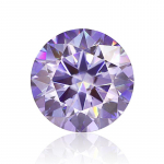 Cellacity v&auml;rvilised lahtised moissaniitkivid 0,5-3CT Rainbow Pi mustad moissaniitid s&auml;ravad peened ehted, &uuml;mmargused laboris kasvatatud teemandid 6.5MM - 1 CT(1 pcs) helelilla v&auml;rv