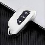 V&auml;rviline TPU autov&otilde;tme korpuse kate VW Volkswagen Golf 8 Mk8 Skoda 3 nupuga nutikate v&otilde;tmeta kaugjuhtimispuldi korpuste jaoks punane