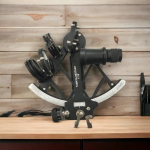 Tamaya Nautical Sextant 1712 Black Vintage Navigation Sextant Solid Brass, Alumiinium Sextant