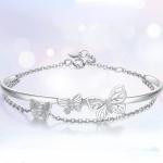 RUI RUI YU Luksuslik s&auml;rav kristallk&auml;ev&otilde;ru naistele Reguleeritav liblikas k&auml;ev&otilde;ru Moedisaineri ehe kingitus None