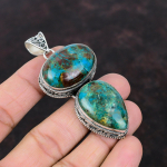 Kr&uuml;sokolla ripats Vintage ripats 925 Sterling h&otilde;bedane ripats Suurep&auml;rane v&auml;&auml;riskivide ripats etniline ehe kingitus talle k&auml;sitsi valmistatud unikaalne ripats