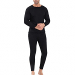 1 komplekt Meeste talvine termopesukomplekt Paksendatud Stay Warm Slim Fit Mugav vastupidavast kangast p&uuml;kskost&uuml;&uuml;m XL sinine