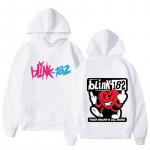 Blink-182 Punkb&auml;nd Rockmuusika Huppar Unisex/naised Mood Vabaaegne Dressipluus S&uuml;gis Pikkade varrukatega Fliisist Huppar Anime Graafikaga R&otilde;ivad 2XL