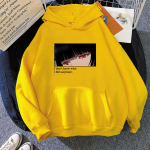 Anime Kakegurui Yumeko Jabami Silmad Jaapani naljakad pusad Unisex Harajuku t&auml;navar&otilde;ivad Pusa Hip Hop Lahedad dressipluusid 2XL